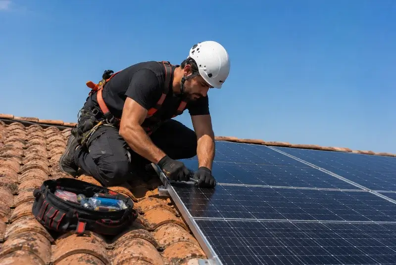 Maintenance et monitoring de panneaux solaires à Berre-l'Étang